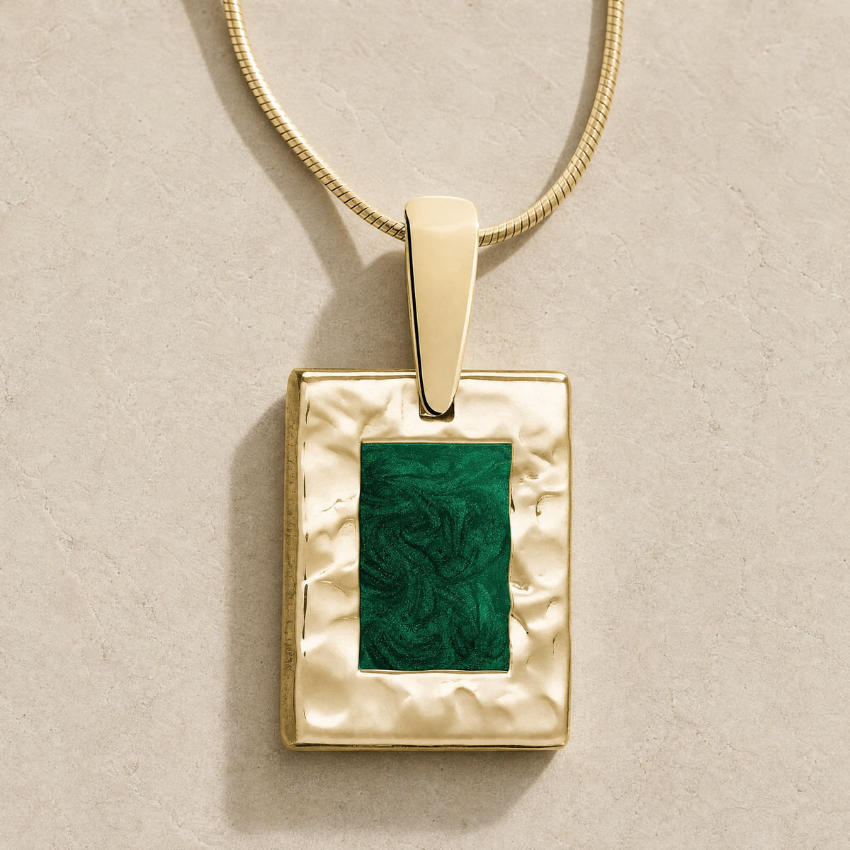 Gold Aspenwood Ash Resin Jewelry