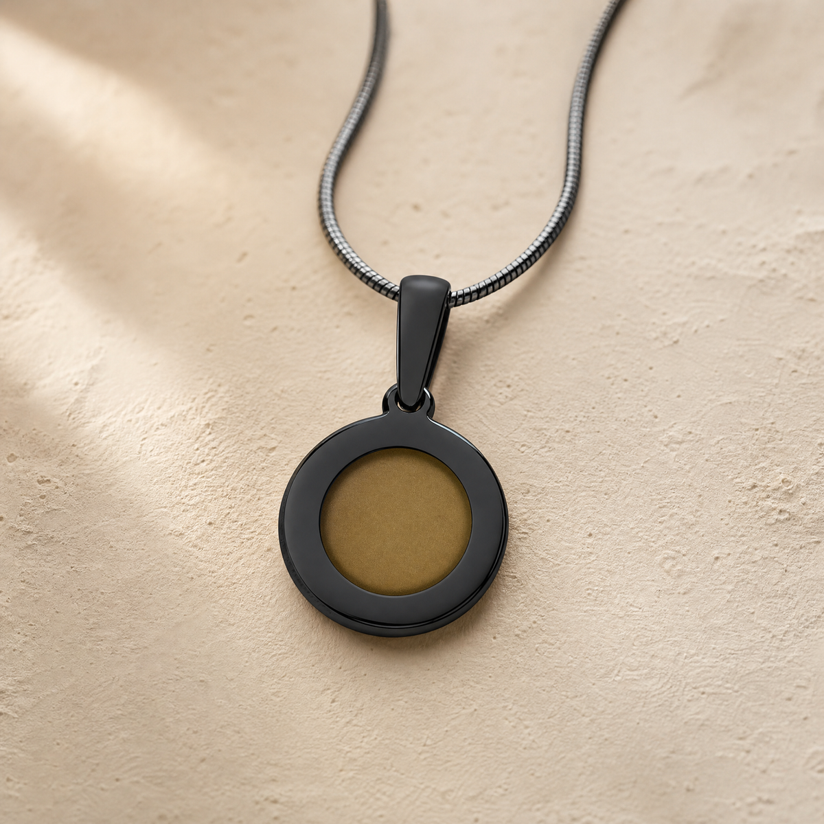 Black Finish Goldeneye Ash Resin Jewelry