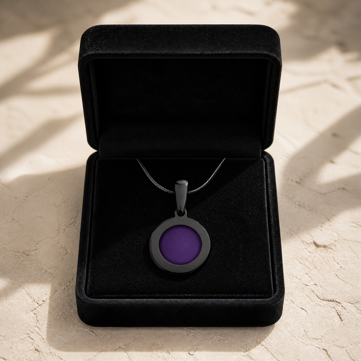 Black Finish Albina Ash Resin Jewelry