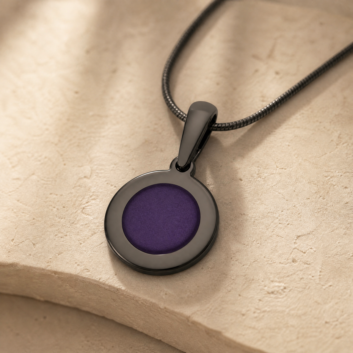 Black Finish Albina Ash Resin Jewelry