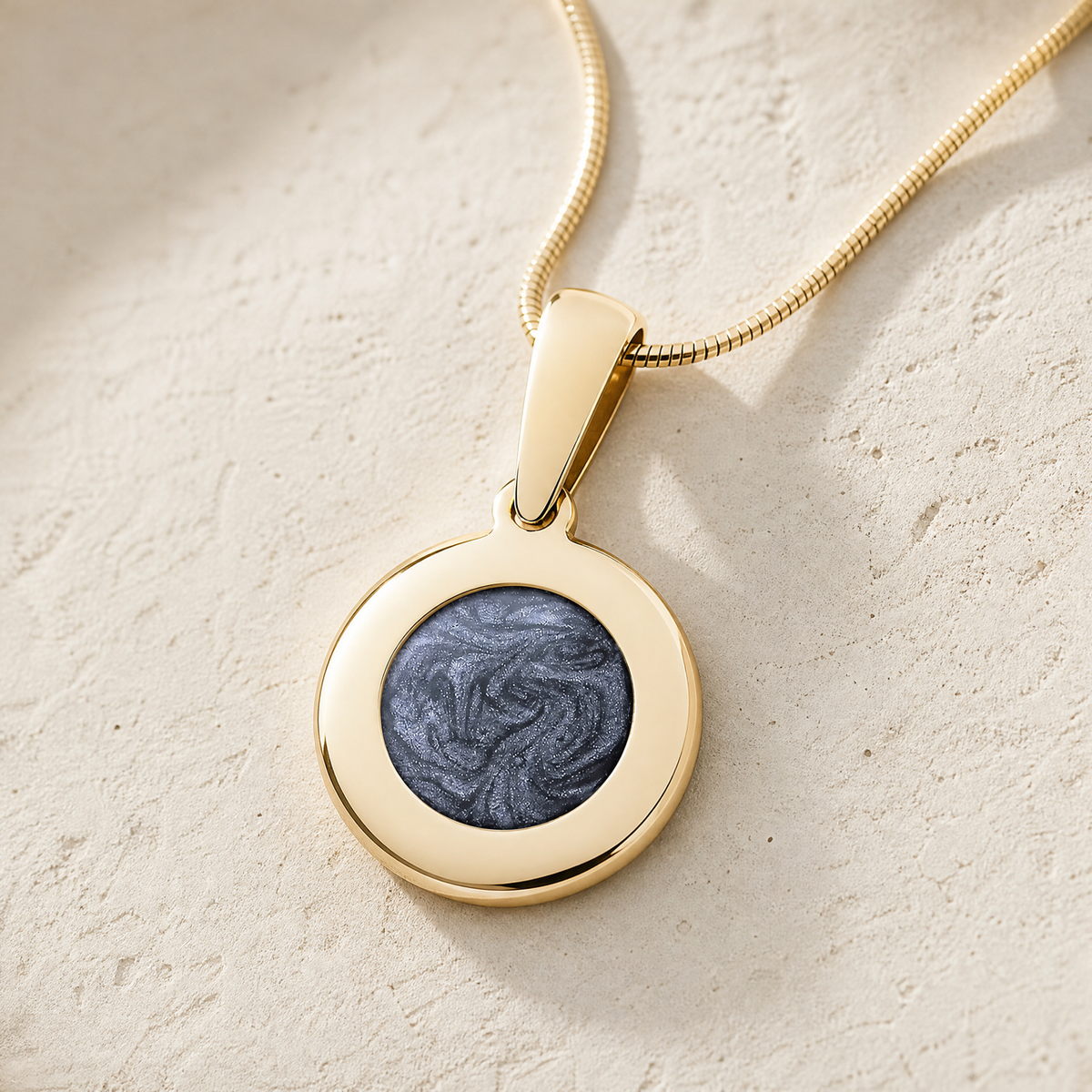 Gold Summit Ash Resin Jewelry