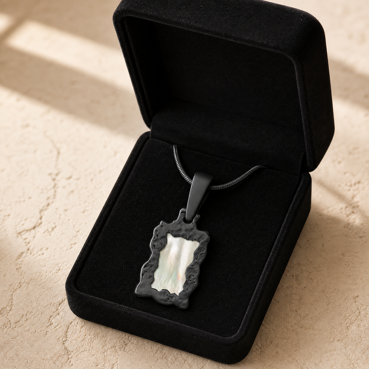 Black Finish Echo Lake Ash Resin Jewelry