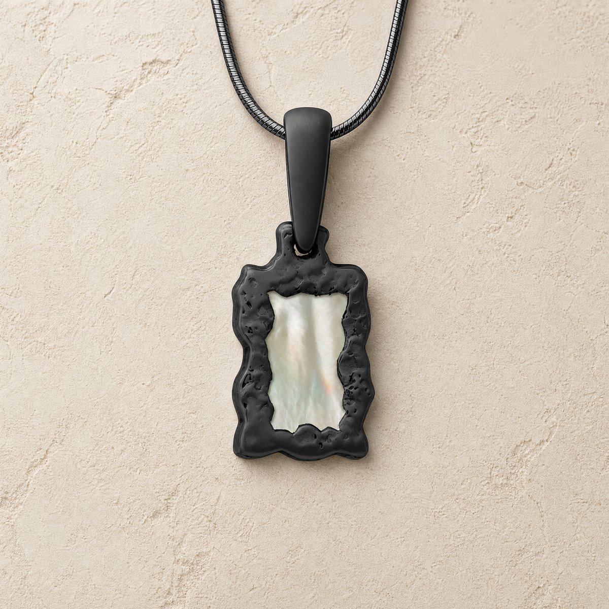 Black Finish Echo Lake Ash Resin Jewelry