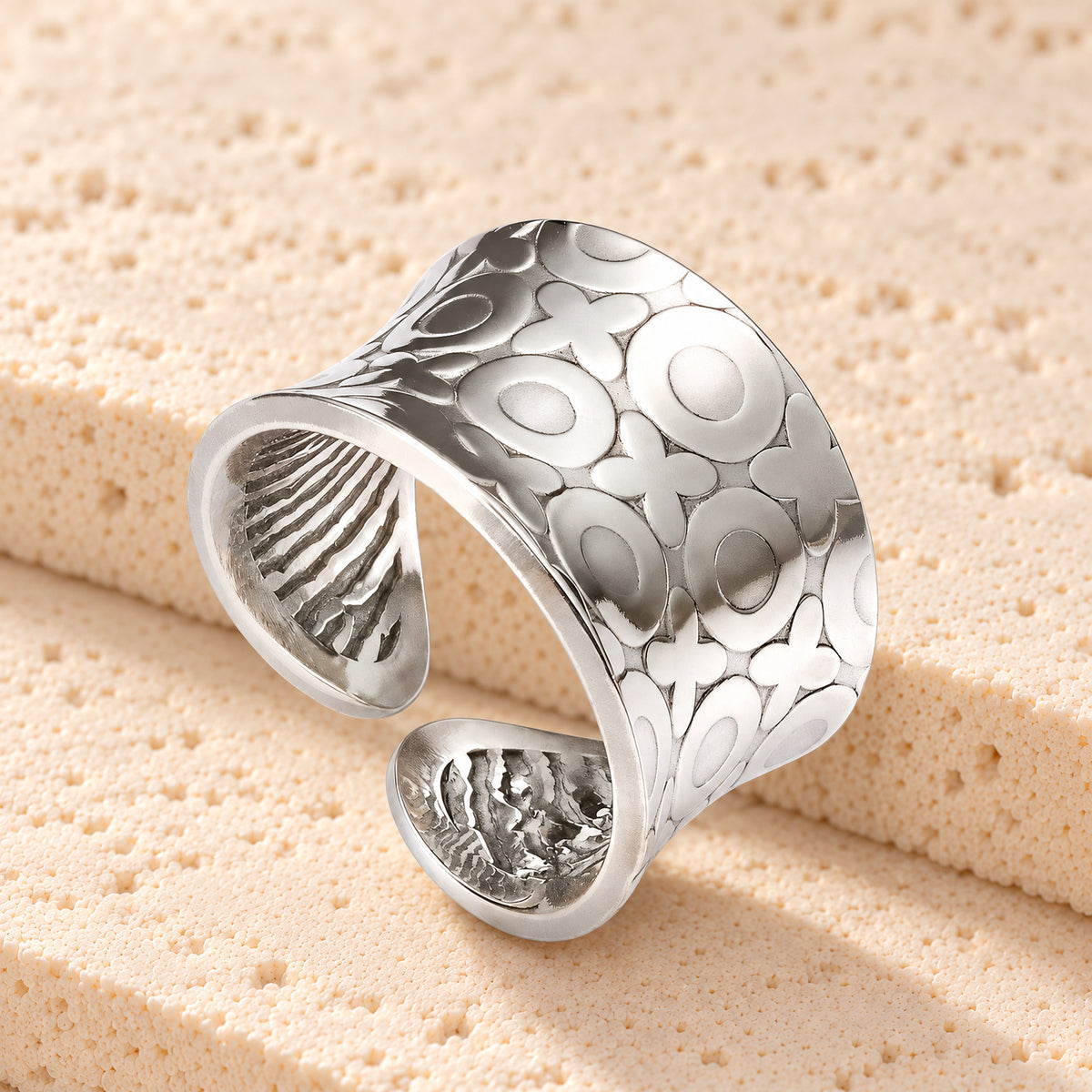 Titan Sterling Silver Fingerprint Ring — main