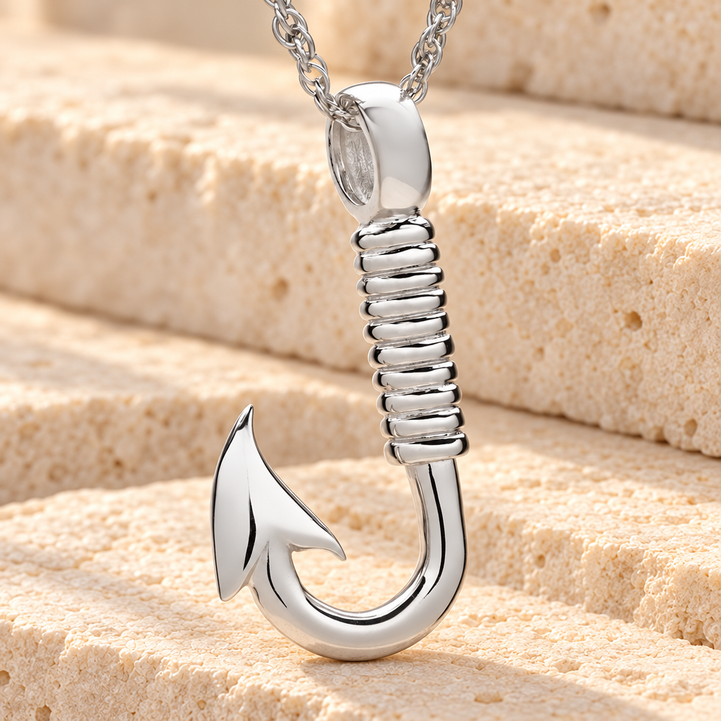 Sterling Silver Fresh Catch Memorial Pendant — main — evr986ss