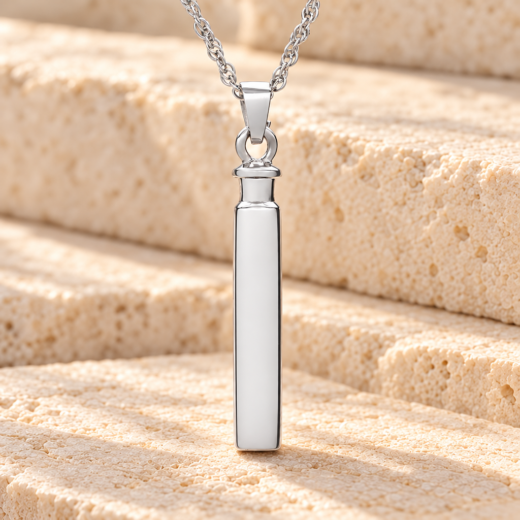 14K White Gold Divinity Urn Keepsake — main product image