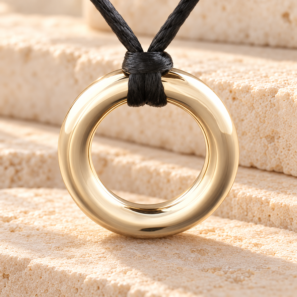 14K Gold Eternity Funeral Jewelry — main — evr135kg