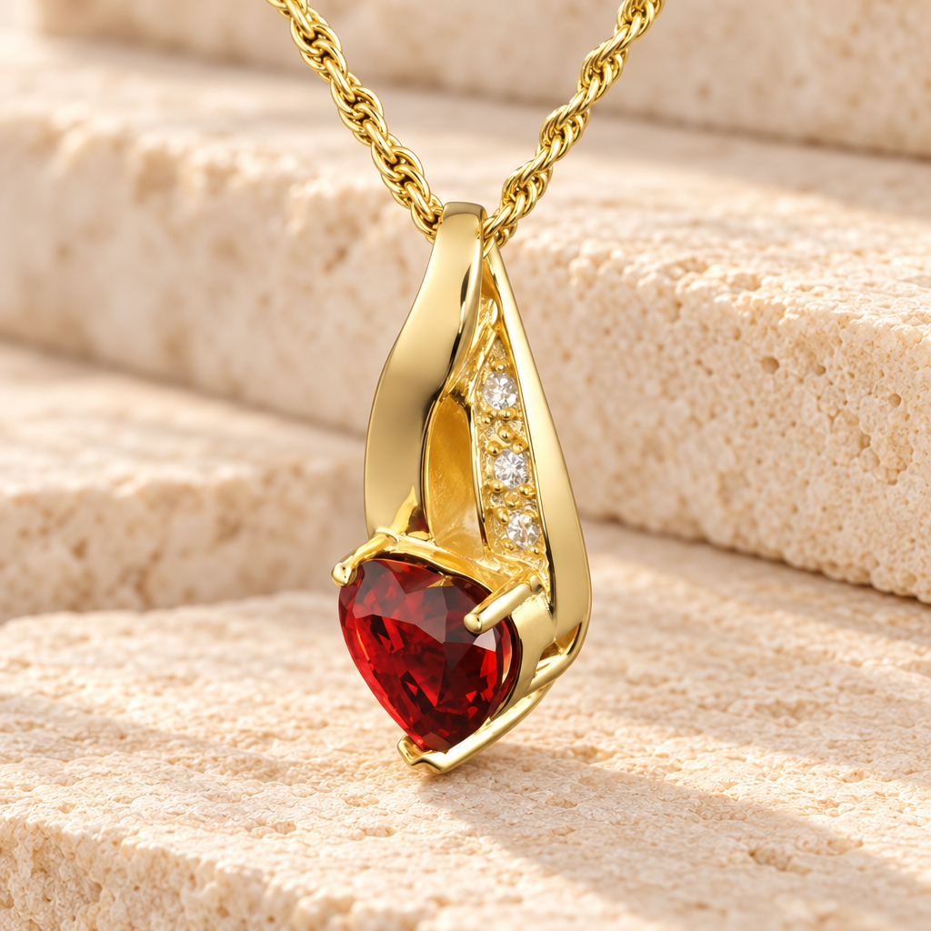 Gold Plated Flames of Love Memorial Locket — main — evr6333gv