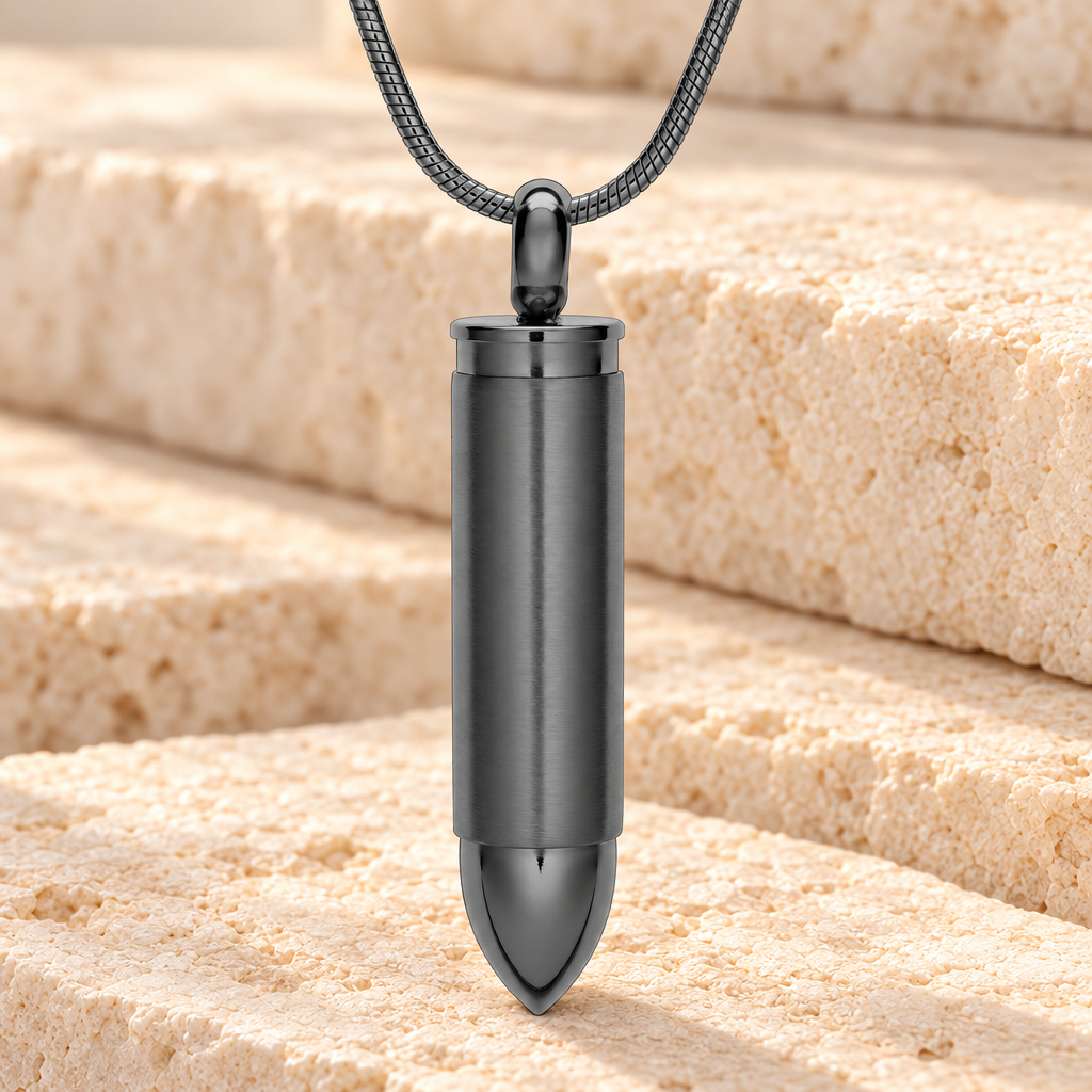Black Bolt Urn Pendant — main — evr6766b