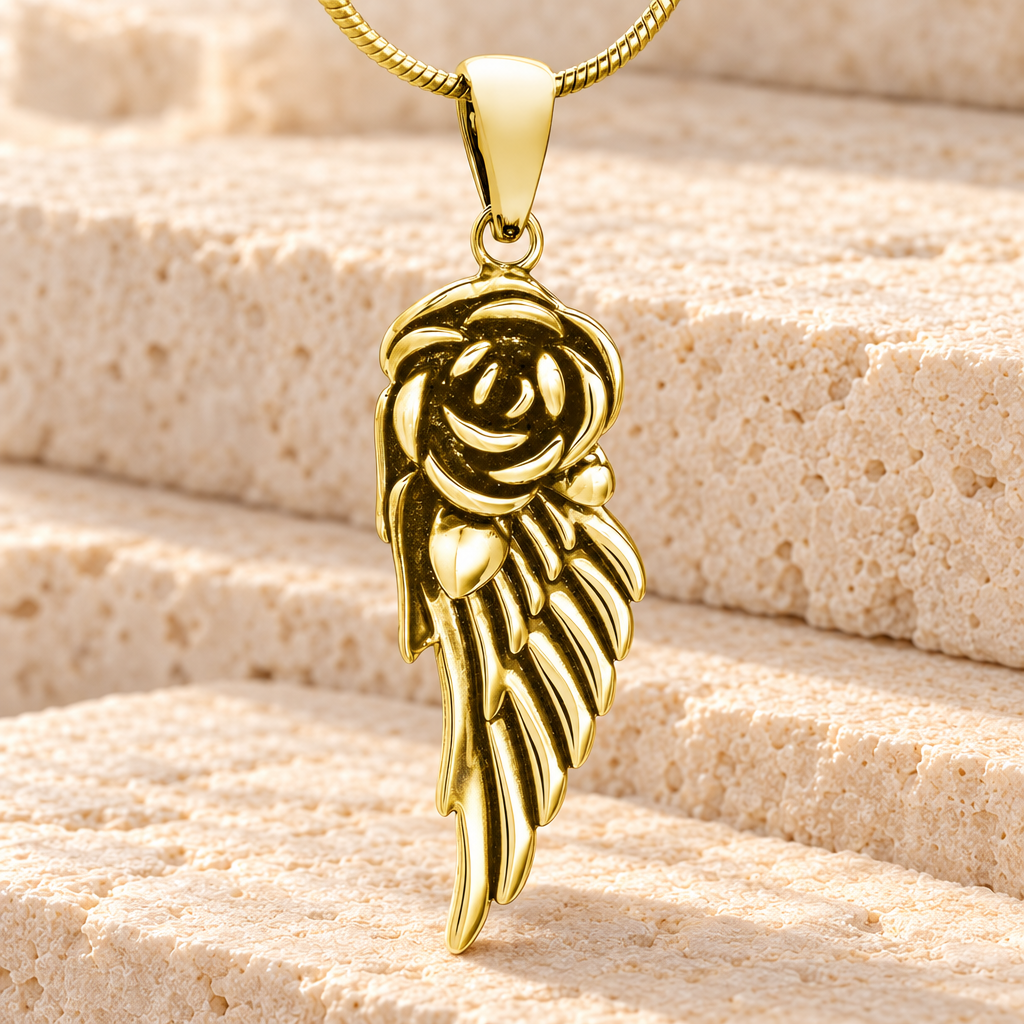 Gold Plated Devout Memorial Jewelry — main — evr6608g