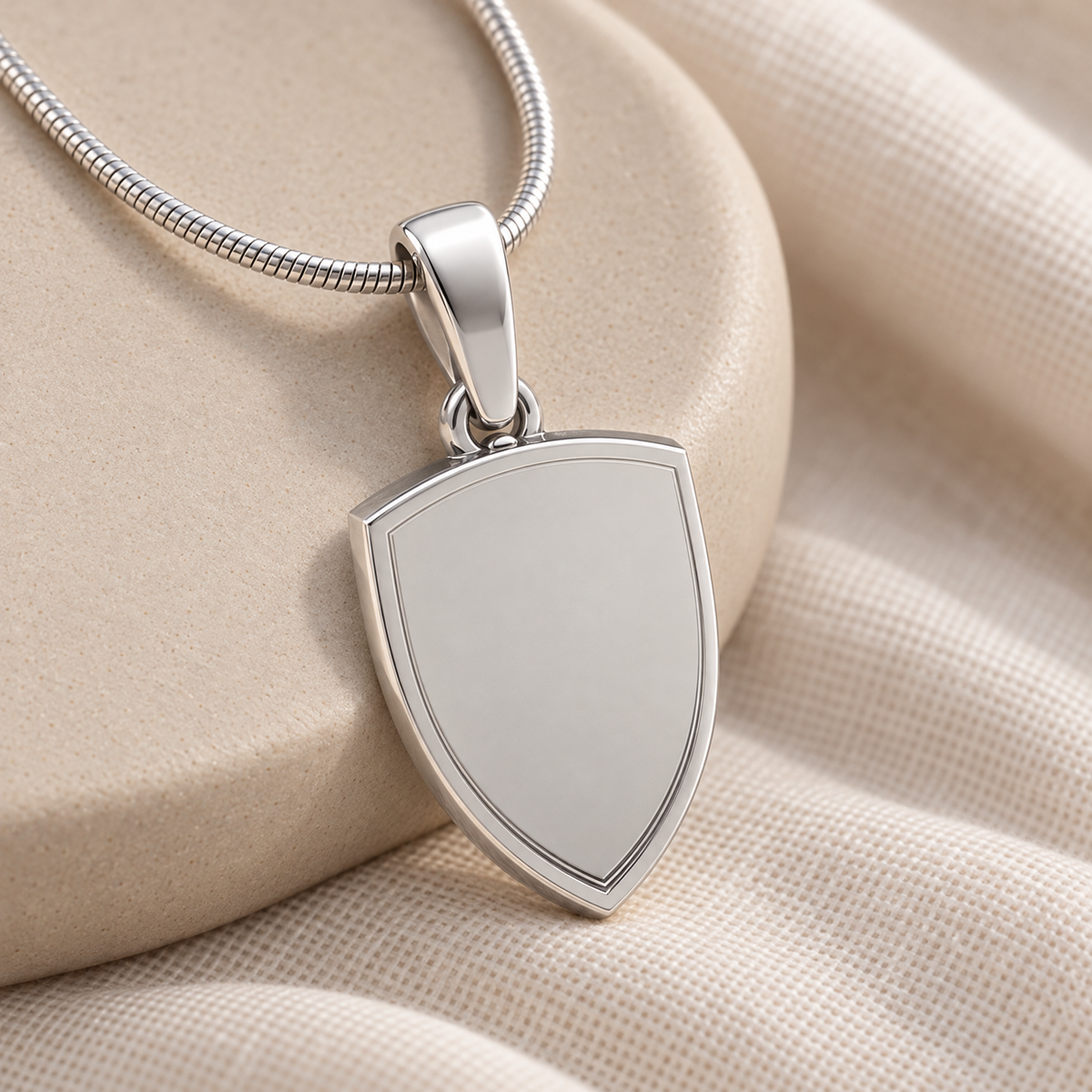 14K White Gold Shield Me Forever Sealed Memorial Jewelry — alternate view — evr20013wgfs