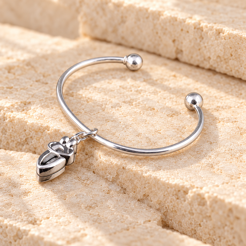 Sterling Silver True Companion Cremation Bracelet