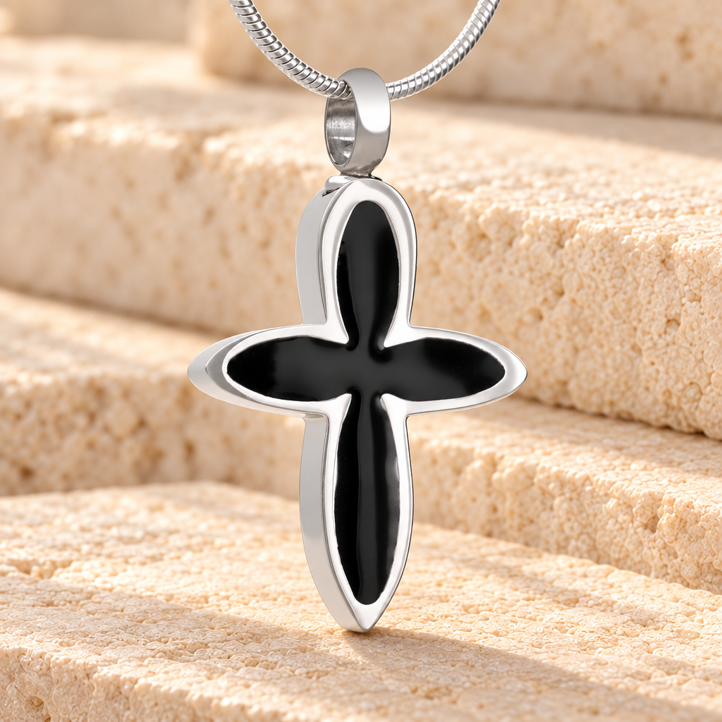 Panola Cross Keepsake Urn Jewelry — main product image