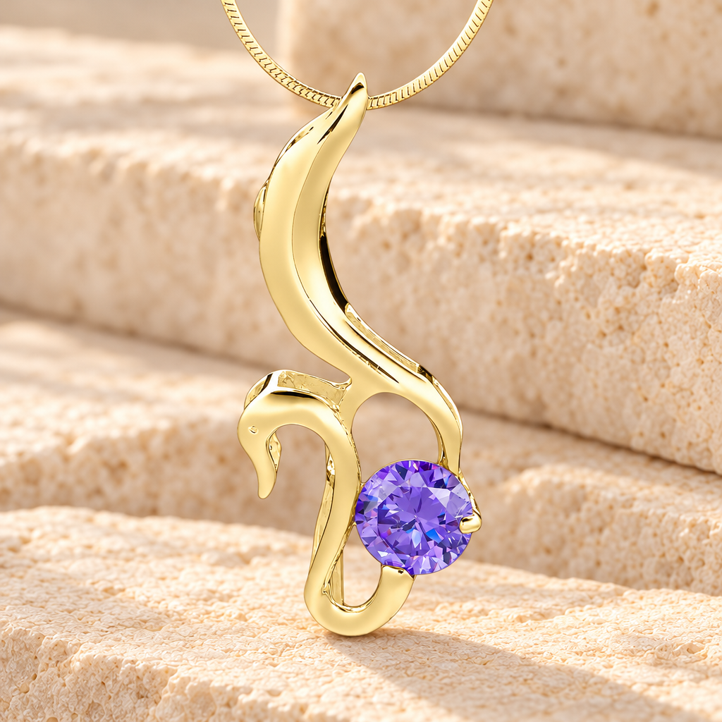 Gold Plated Simple Adoration Cremation Jewelry — main — evr6097g