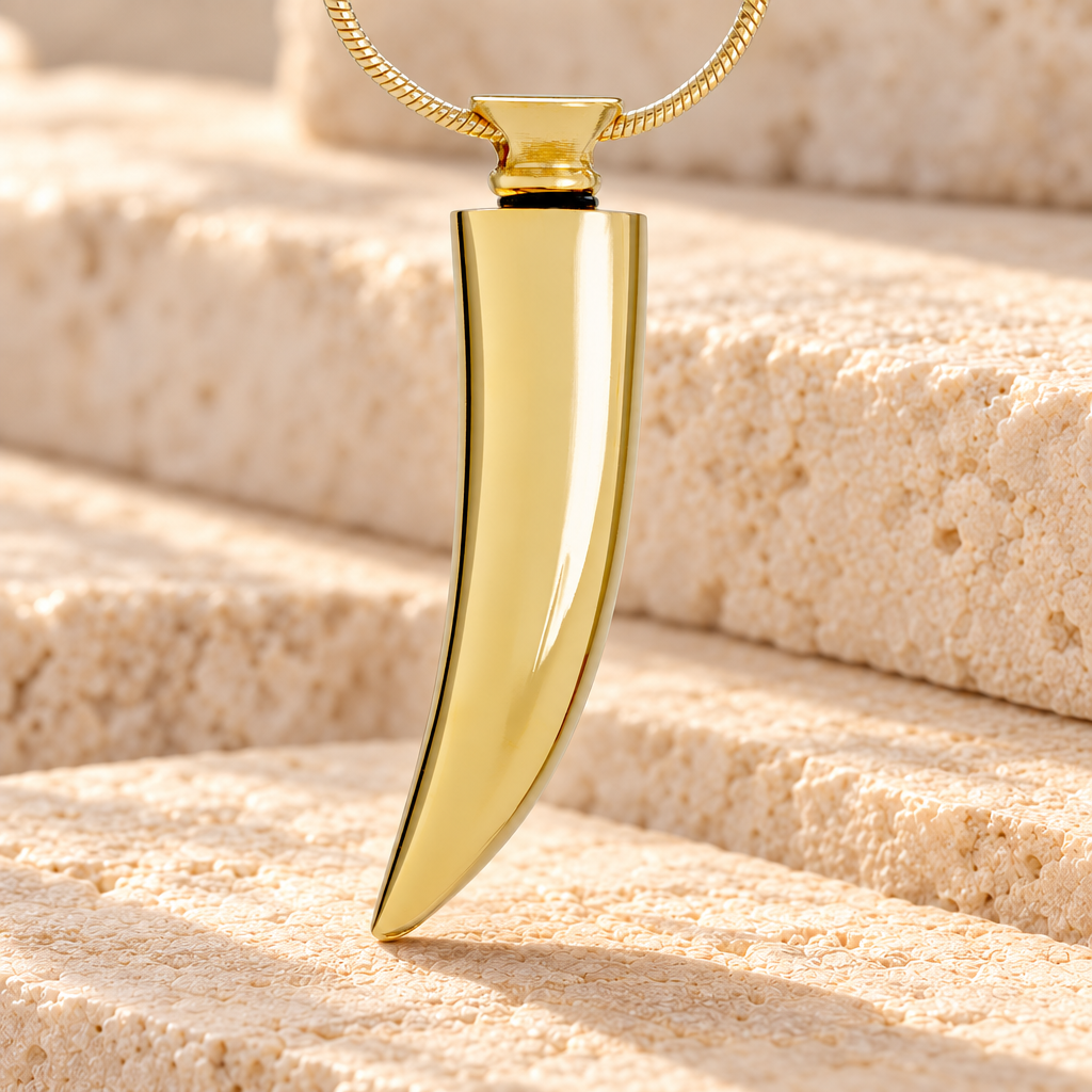 Gold Ardor Cremation Pendant — main — evr1041g