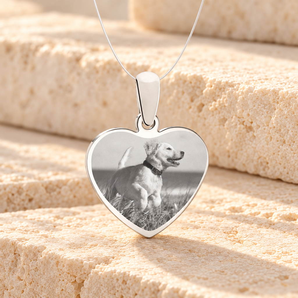 Heart Photo Engraved Stainless Pet Guardian — main — evr7407s