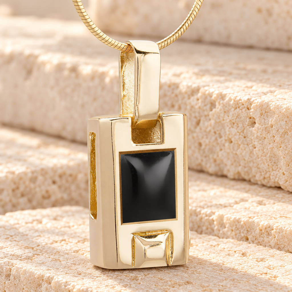 Gold Plated Tribute Cremation Jewelry — main — evr6497g
