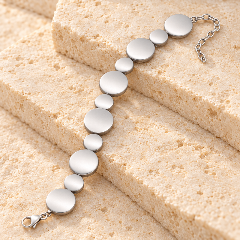 At Peace Satin Finish Bracelet Cremation Jewelry