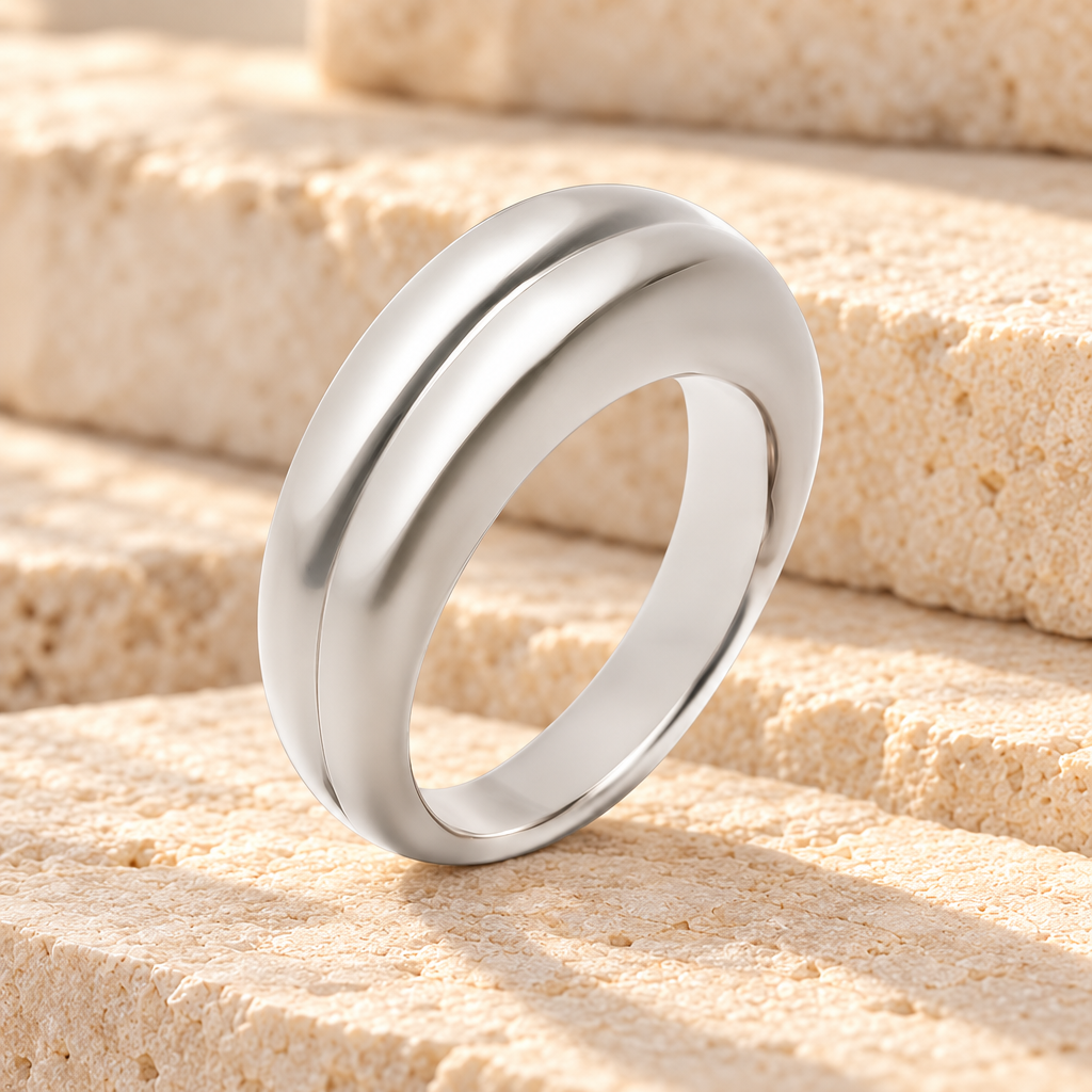 Men's 14k White Gold Gentleman's Ashes Ring — main — evr727mwg