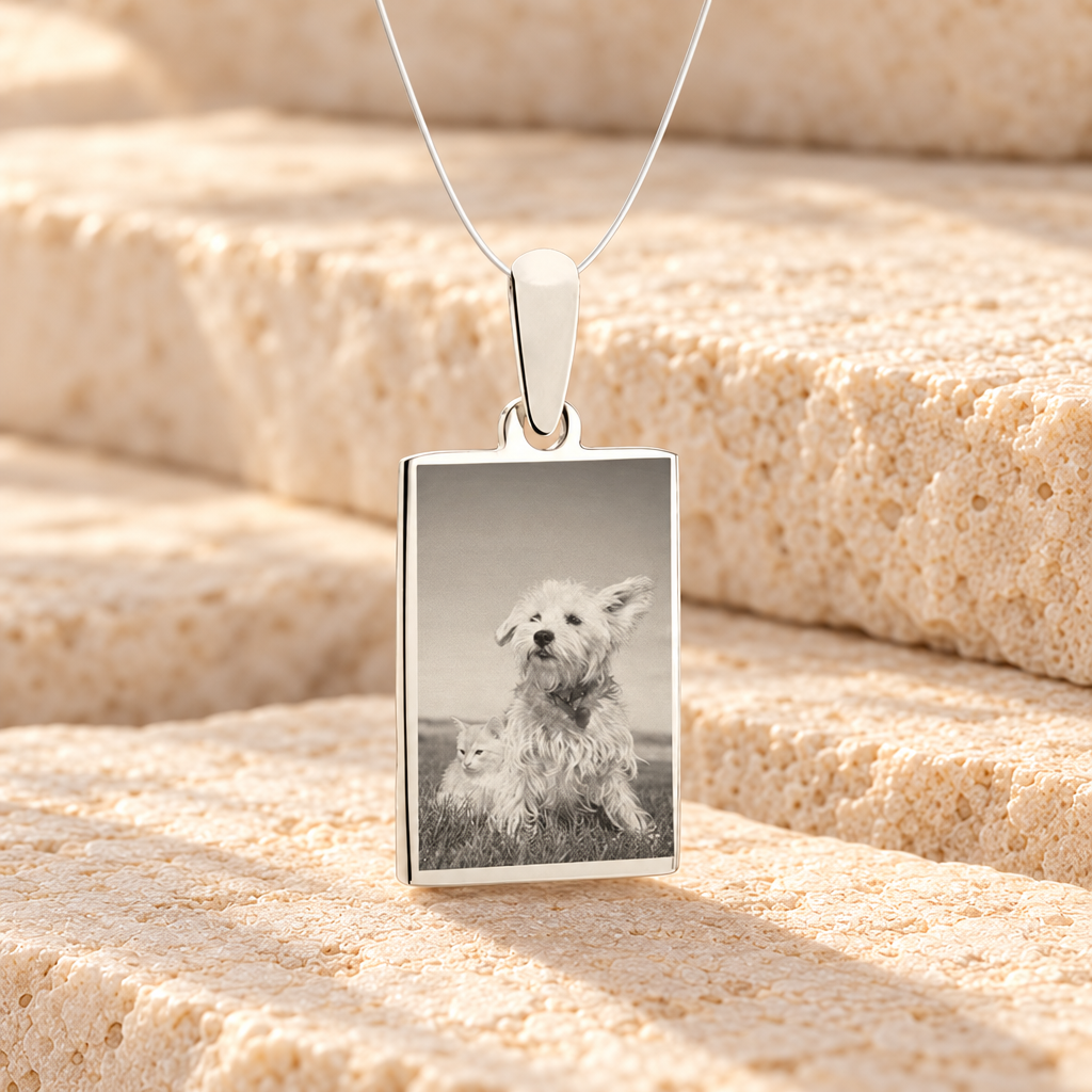 Rectangle Photo Engraved Stainless Pet Guardian — main — evr7408s