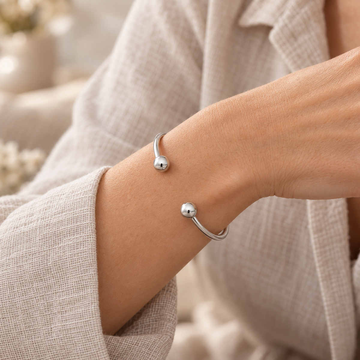 Sterling Silver Split Cape Forever Sealed Memorial Bracelet — lifestyle — evr20067ssfs