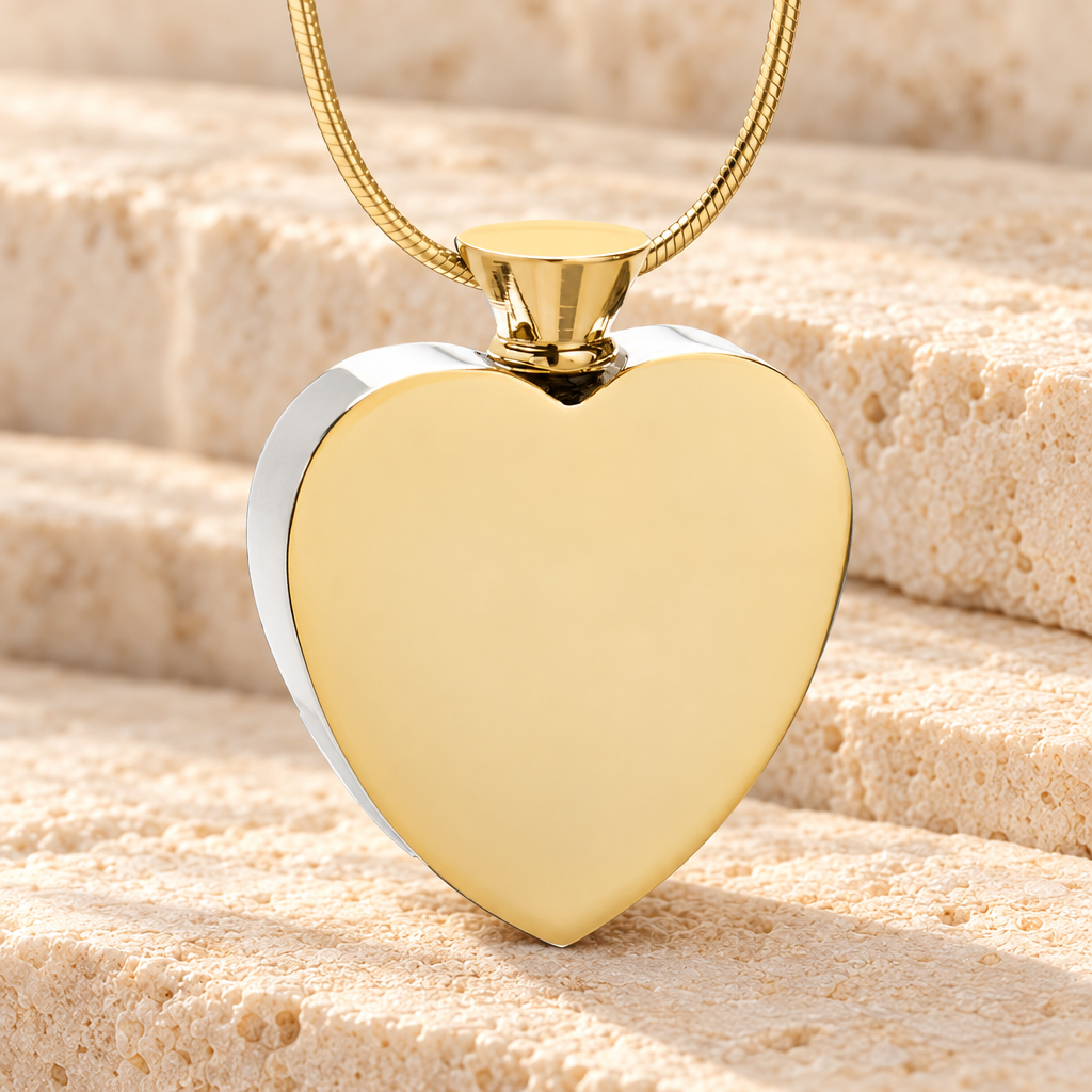 Gold Plated Everlasting Journey Urn Pendant — main — evr5013yg