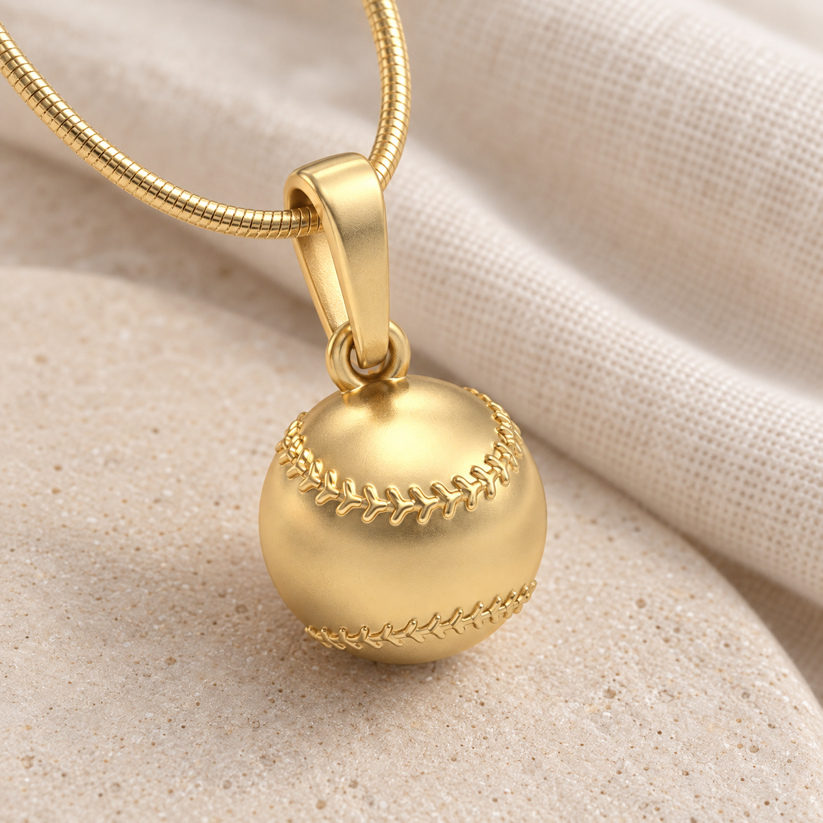 Gold Plated Baseball Forever Sealed Memorial Jewelry — alternate view — evr20045gfs