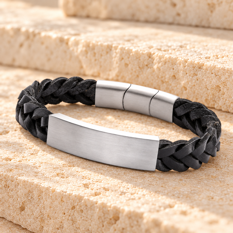 Stainless Men's Tristan Bracelet Cremation Jewelry