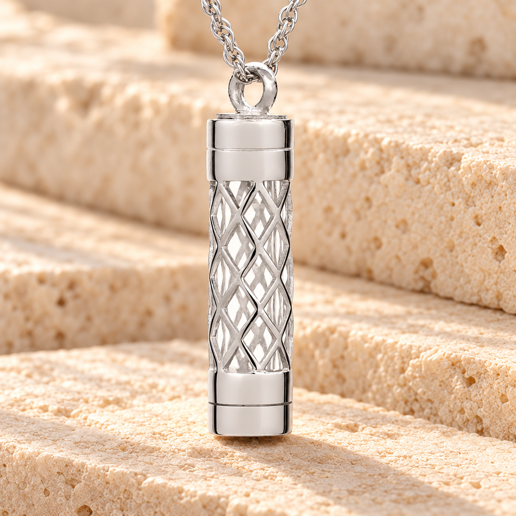 White Gold Adoration Memorial Locket — main product image