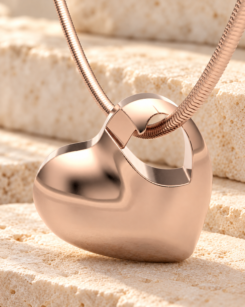 Small Candid Heart Rose Plated Forever Sealed Jewelry — main — evr6227rgfs