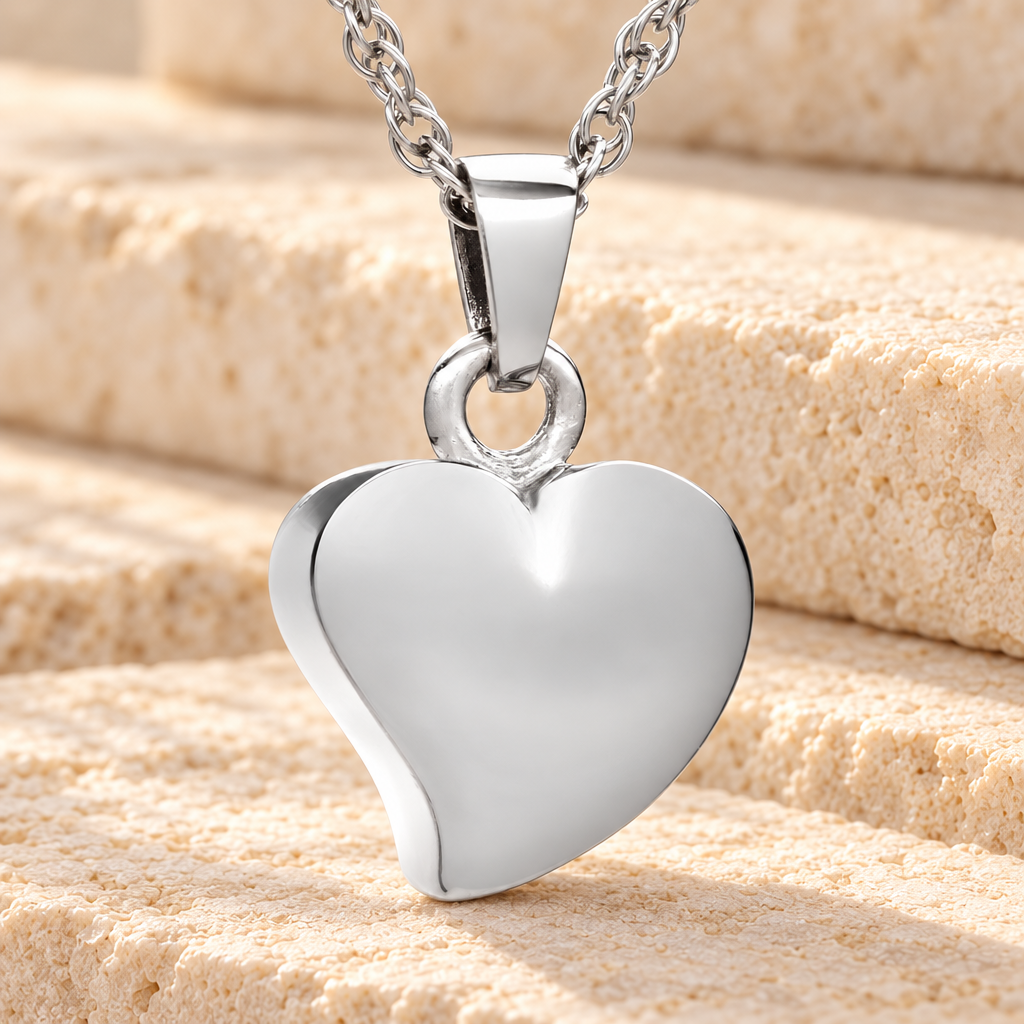Sterling Silver Dear Heart Ash Jewelry — main — evr6044ss
