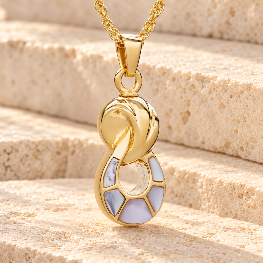 Gold Plated Everlasting Companion Infinity Jewelry Urn — main product image