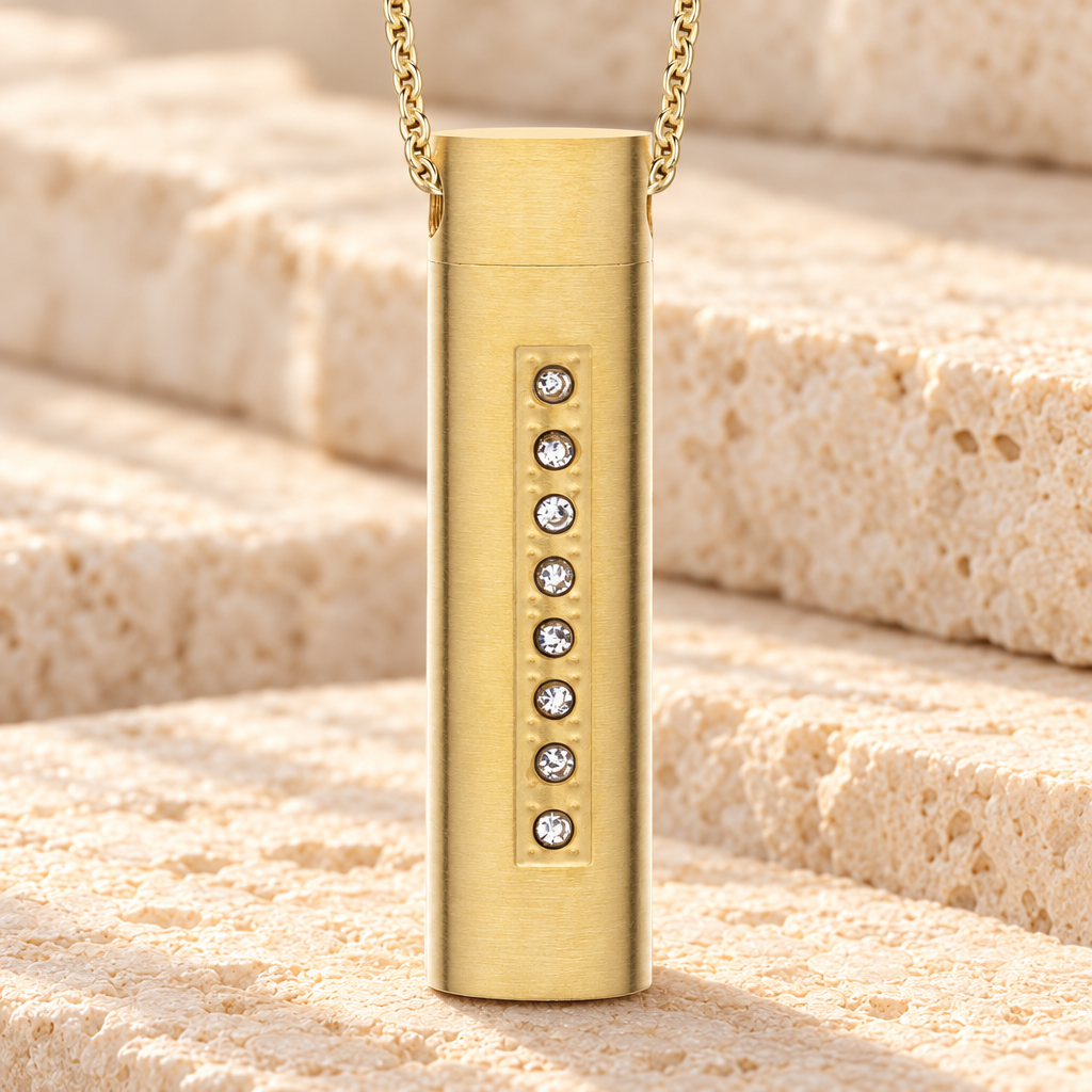 Forever Collection Gold Plated Prince Cremation Pendant — main — evr1073g