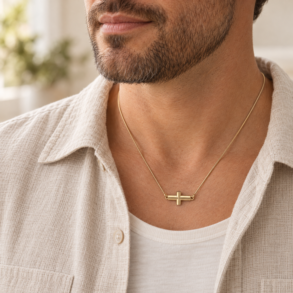 14K Gold Crossroads Forever Sealed Memorial Jewelry — lifestyle — evr20003kgfs