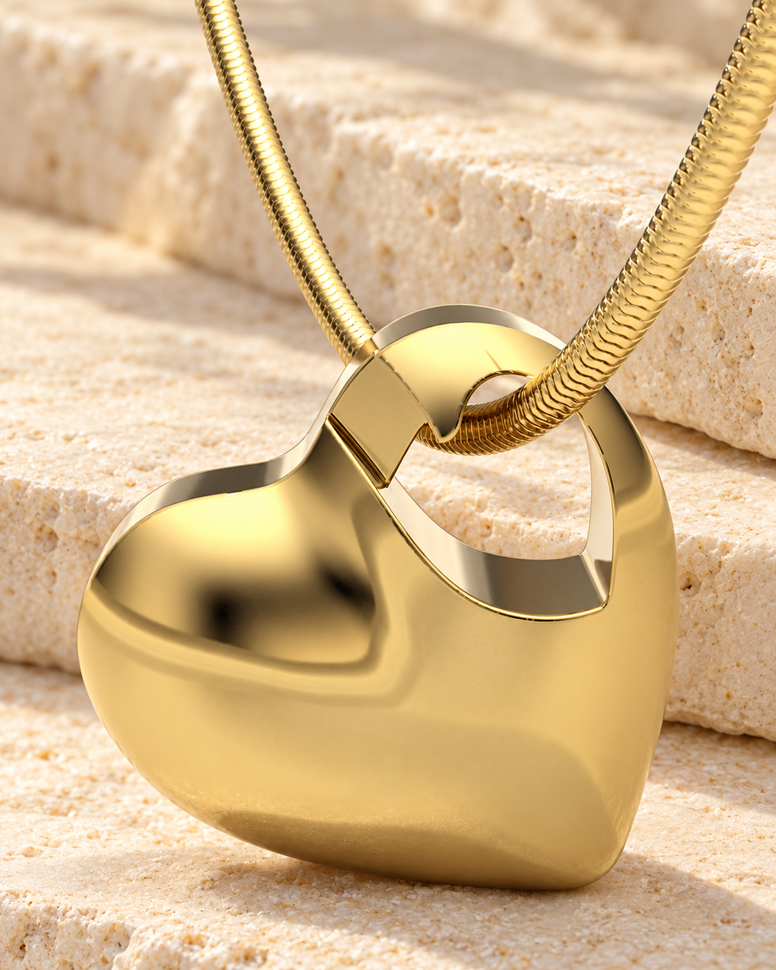 Small Candid Heart Gold Plated Forever Sealed Jewelry — main — evr6227gfs