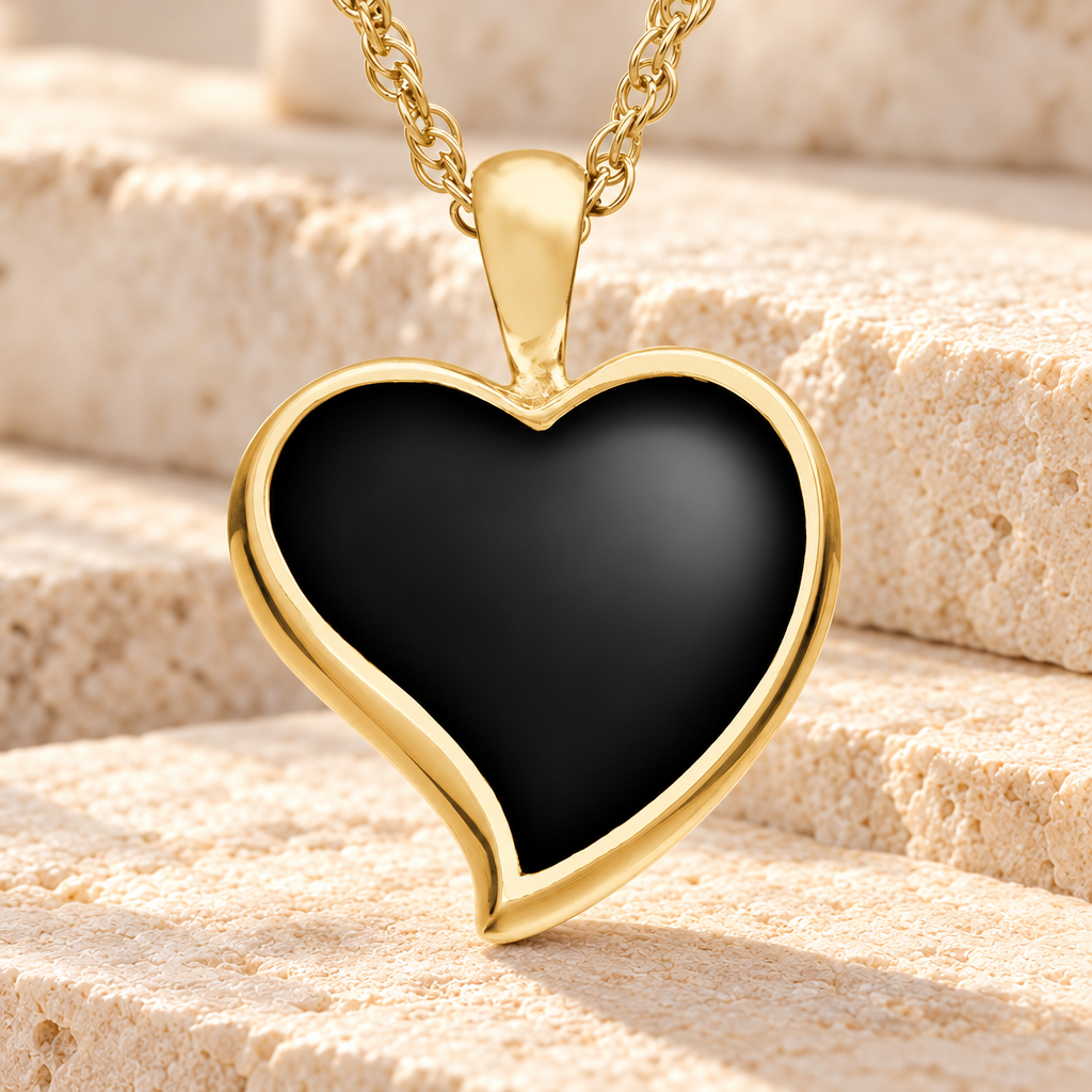 14k Gold Knighted Heart Remembrance Jewelry — main — evr6043kg