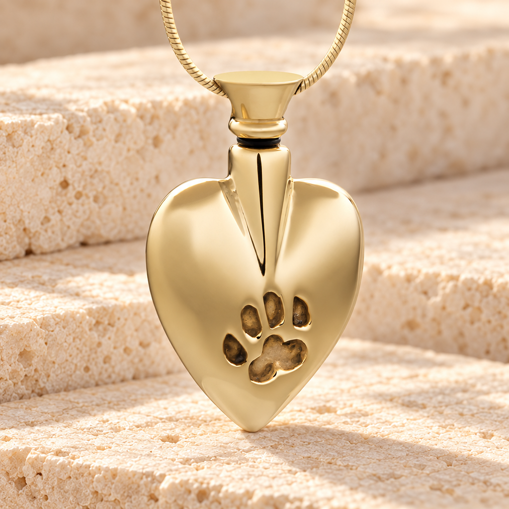 Gold In My Heart Cremation Jewelry — main — evr6416g