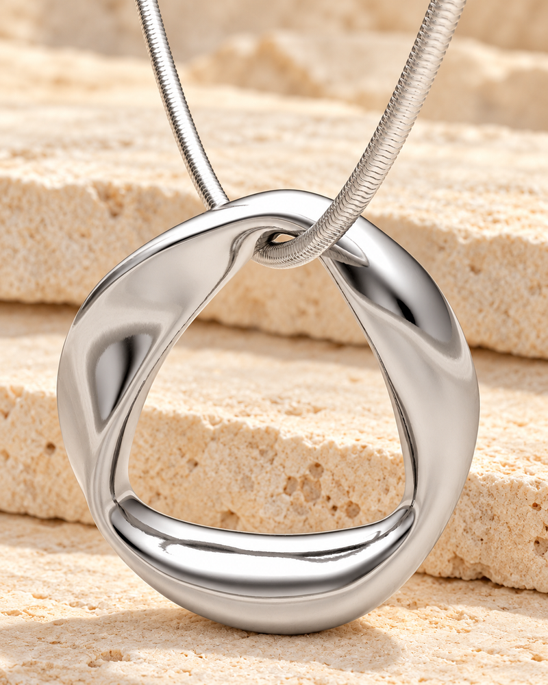 Helix Round Forever Sealed Memorial Jewelry