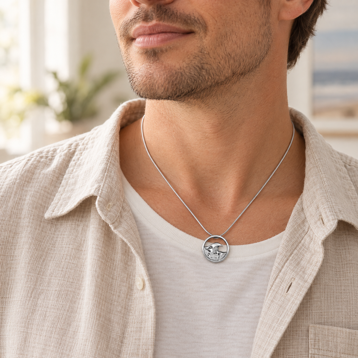 Surf's Up Forever Sealed Memorial Jewelry — lifestyle — evr20007ssfs