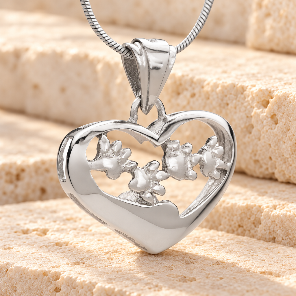 Silver Willing Companion Pet Memorial Jewelry — main — evr6226ss