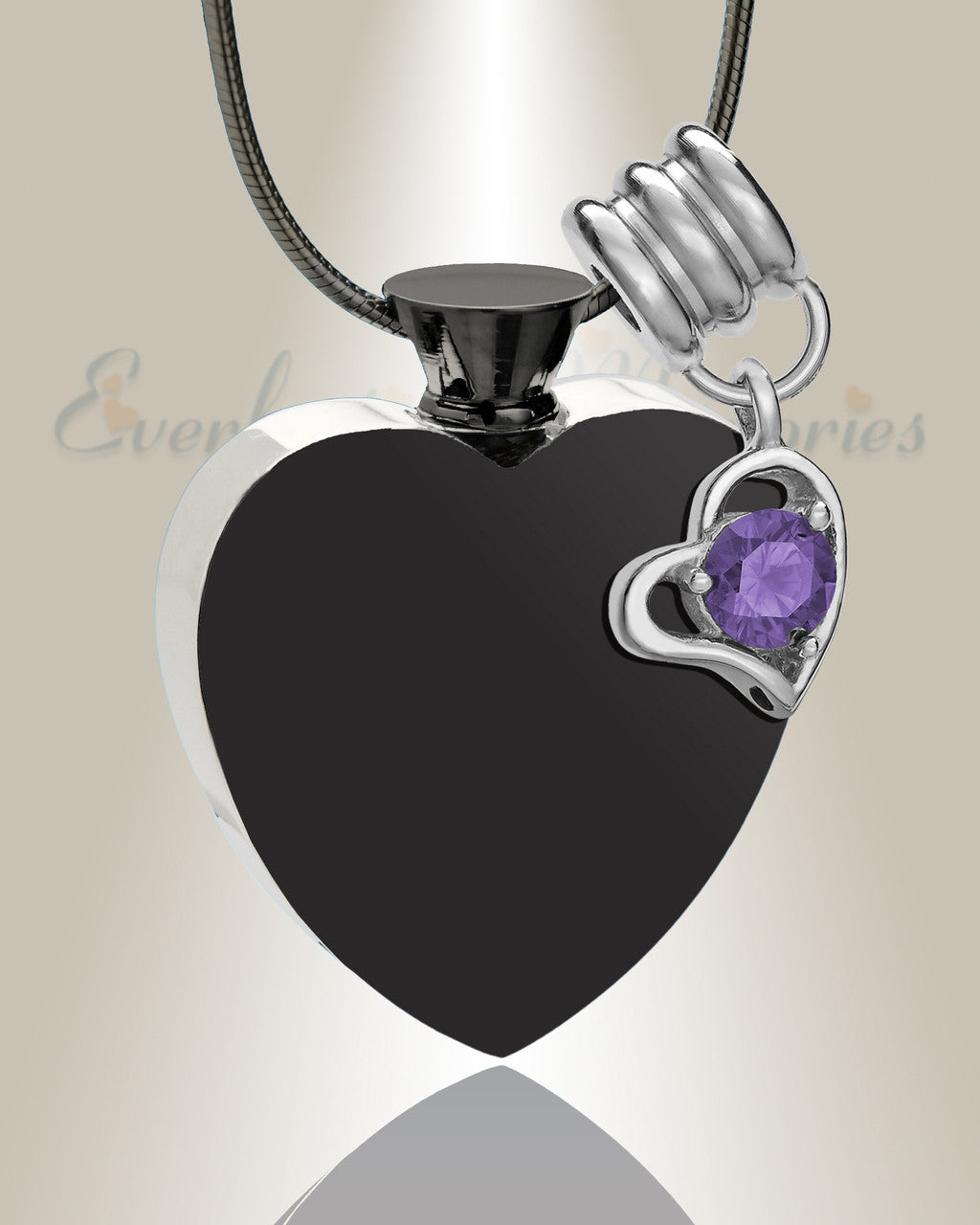 Stainless February Everlasting Journey Urn Pendant