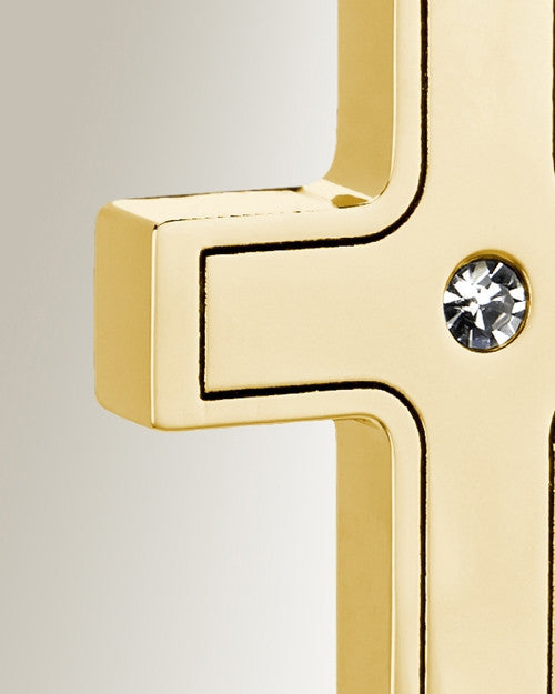 Gold Plated Dependable Cross Keepsake Urn Jewelry