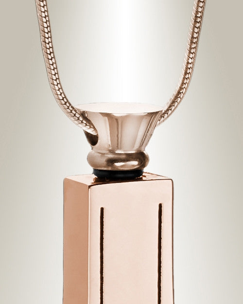 Rose Gold Dependable Cross Keepsake Urn Jewelry