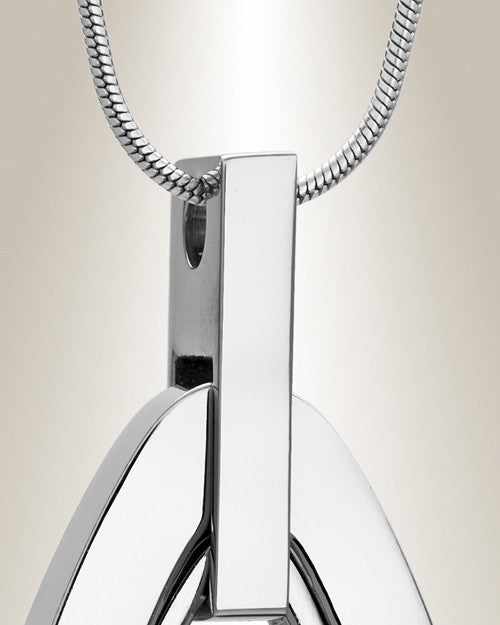 Silver Drop of Hope Cremation Jewelry