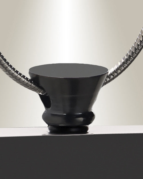 Black Glorious Moments Urn Pendant