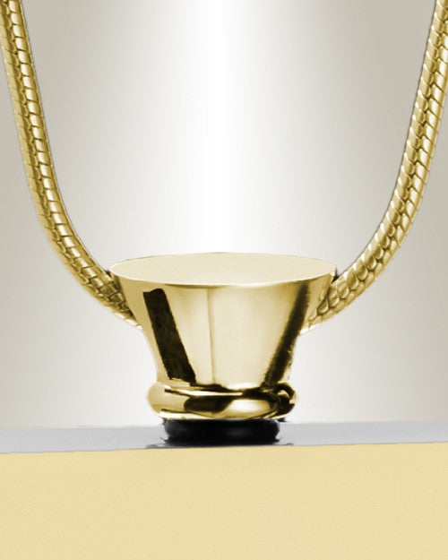 Gold Plated Glorious Moments Urn Pendant