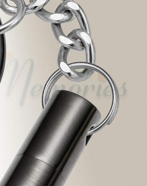 Black Hero Urn Keychain