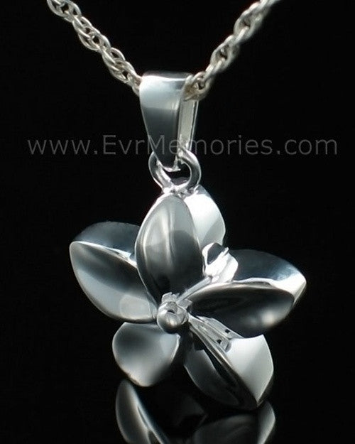 Sterling Silver Flower Funeral Jewelry