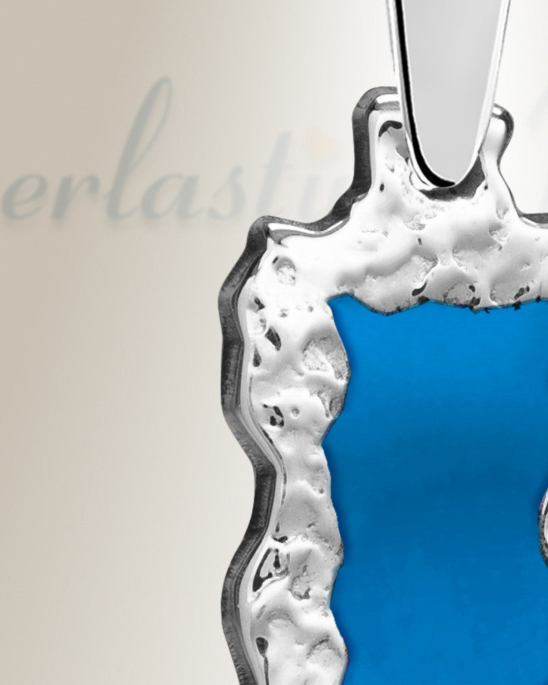 Solid 14K White Gold Barslope Ash Resin Jewelry