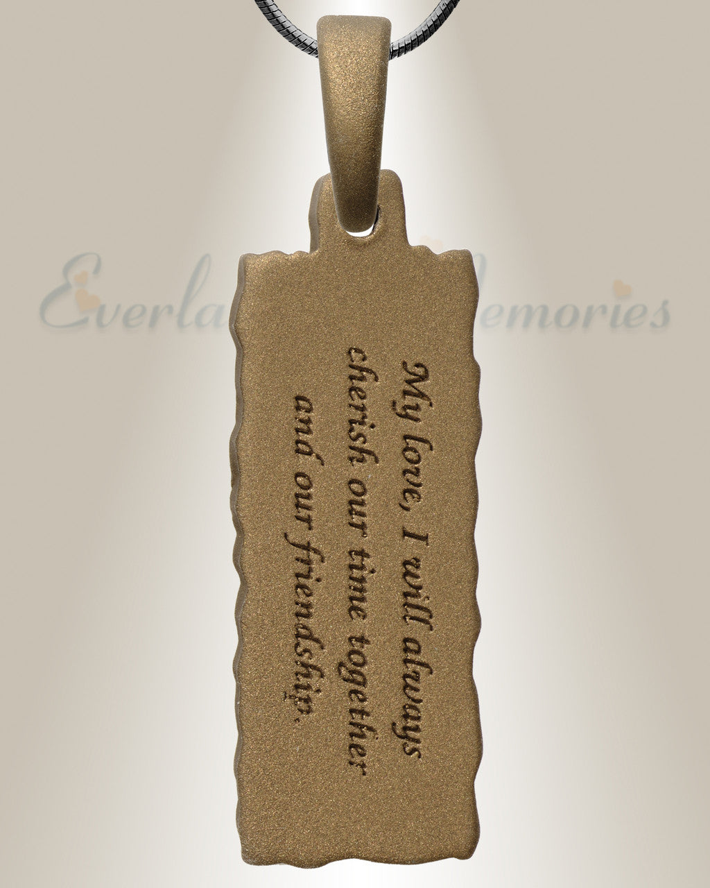 Lasting Long Rectangle Bronze Finish with Crushed Cream Opal Ash Resin Jewelry